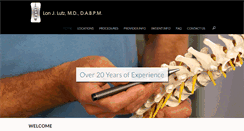 Desktop Screenshot of lonlutzmd.com
